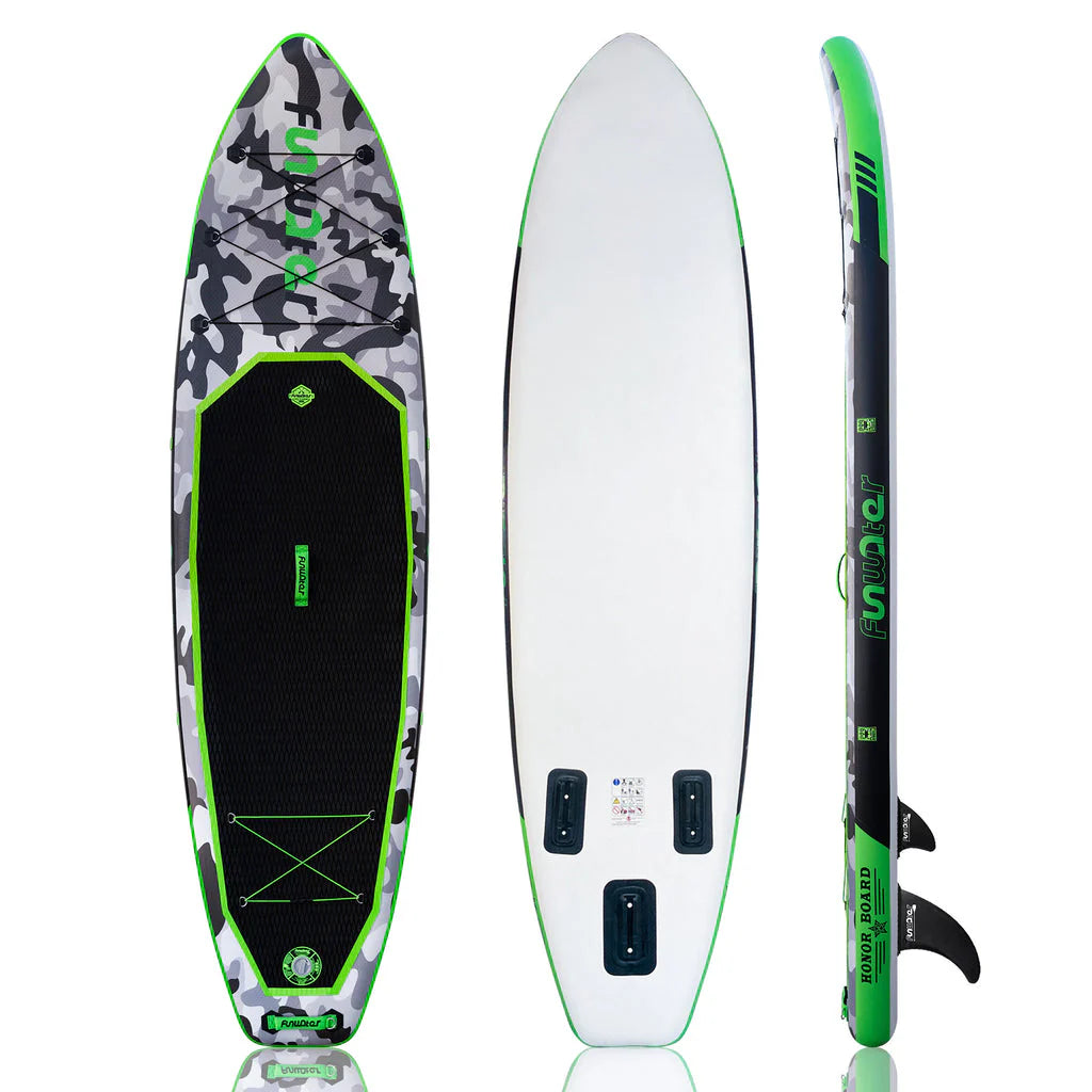 Надуваем падълборд FunWater Honor каяк и седалка 330cm Paddle Board SUP