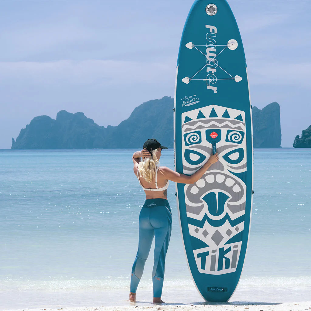 Надуваем падълборд FunWater TIKI Paddle Board SUP