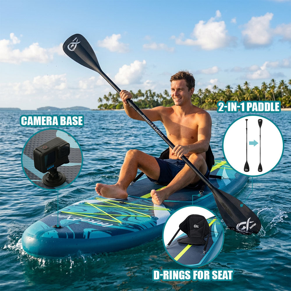 Надуваем падълборд Voyage 350см – SUP с каяк седалка