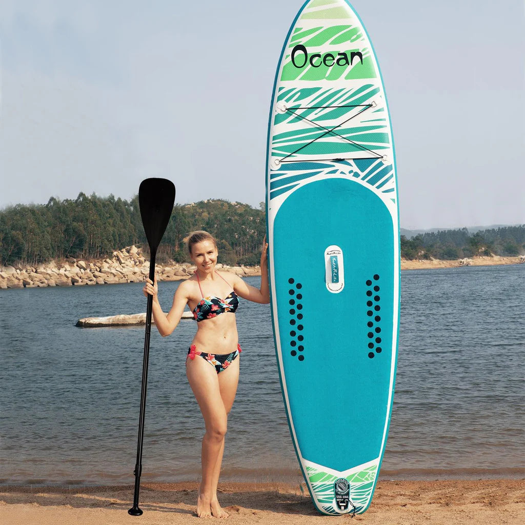 Надуваем падълборд FunWater Ocean Paddle Board SUP 335cm 11′