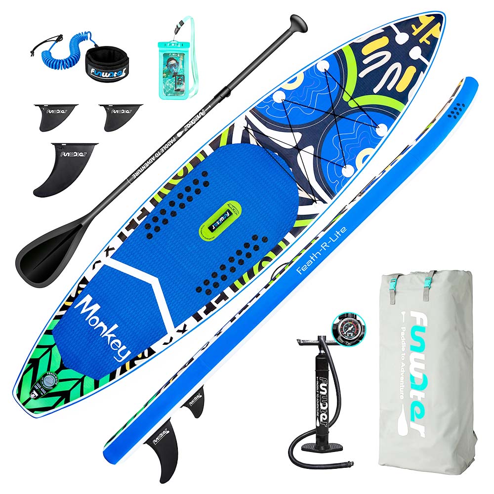 Надуваем падълборд FunWater Monkey Paddle Board SUP