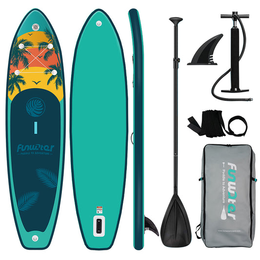 Надуваем падълборд FunWater Island Explorer Paddle Board SUP 335cm
