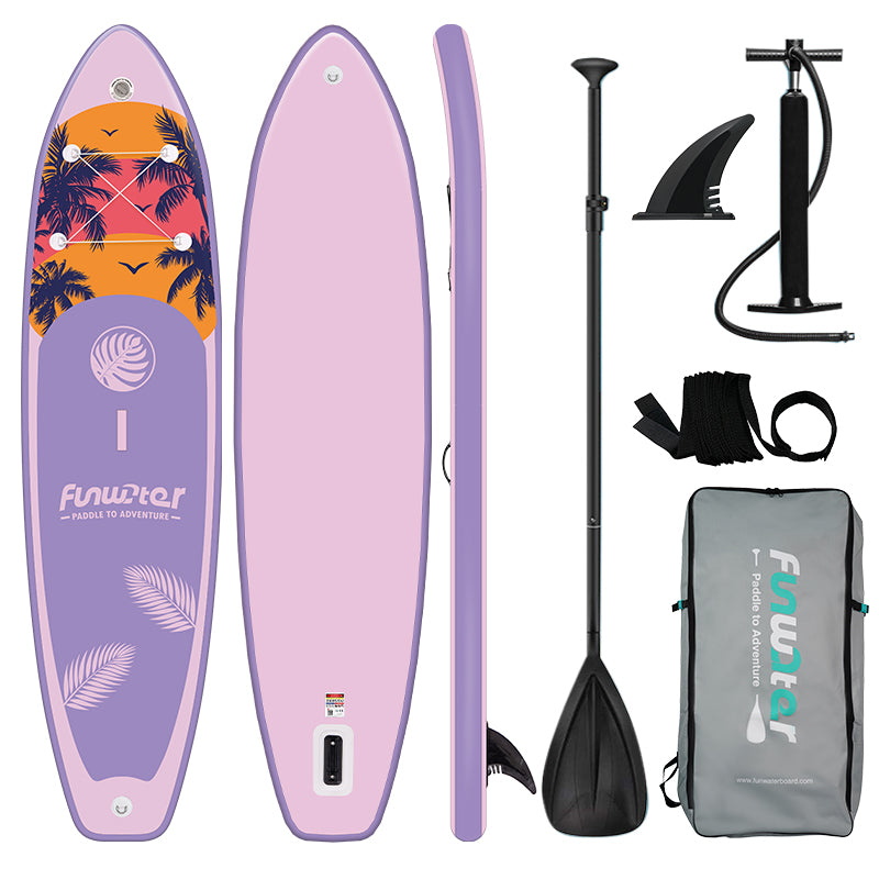 Надуваем падълборд FunWater Island Explorer Paddle Board SUP 335cm