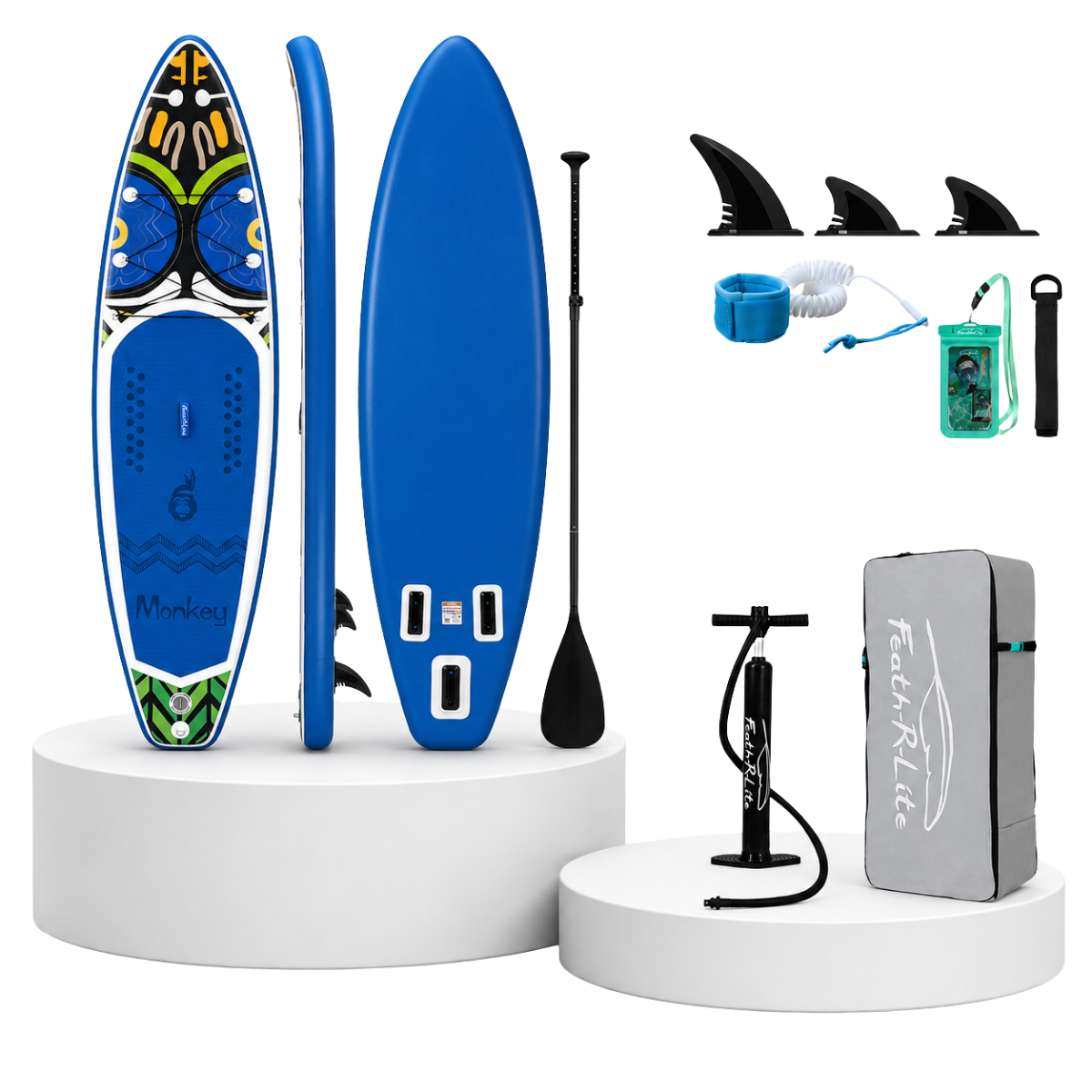 Надуваем падълборд FunWater Monkey 335см (11') – комплект