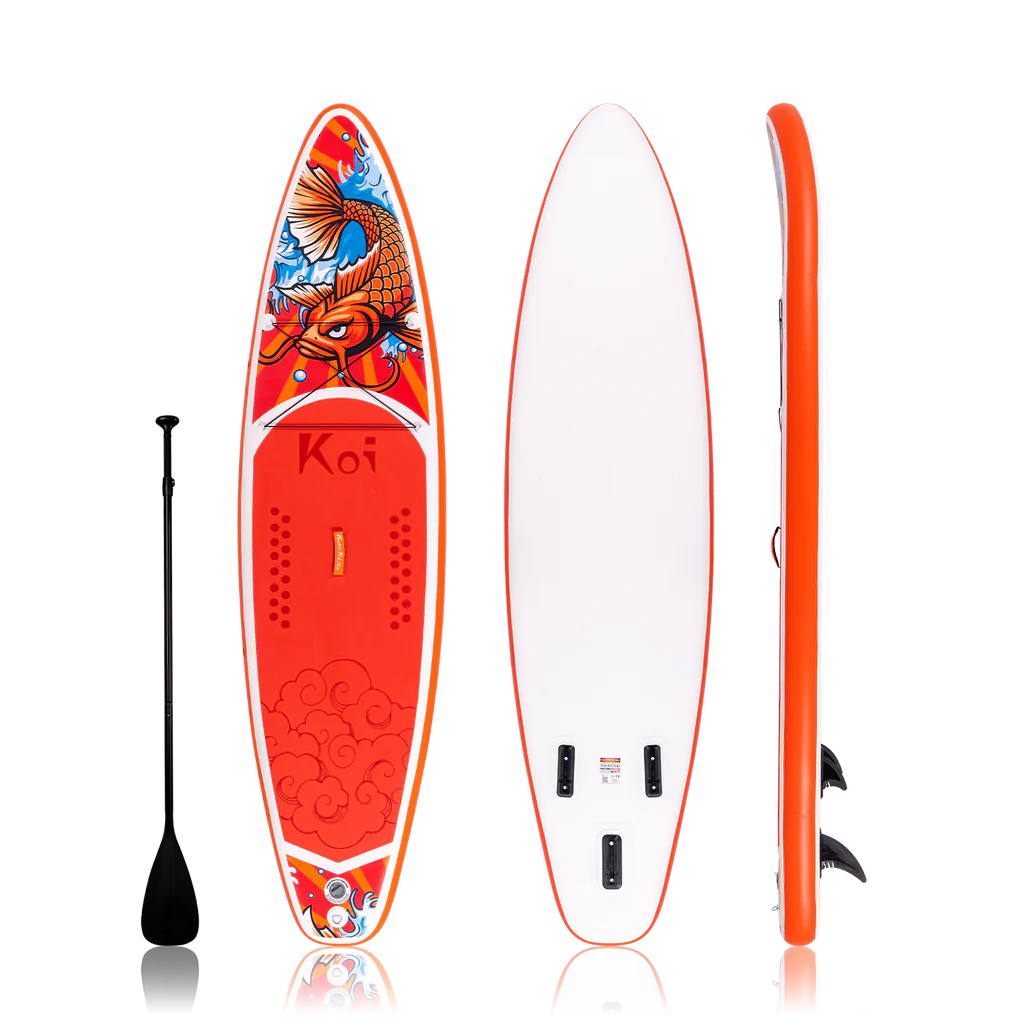 Надуваем падълборд FunWater KOI Paddle Board SUP