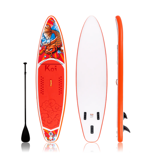 Надуваем падълборд FunWater KOI Paddle Board SUP