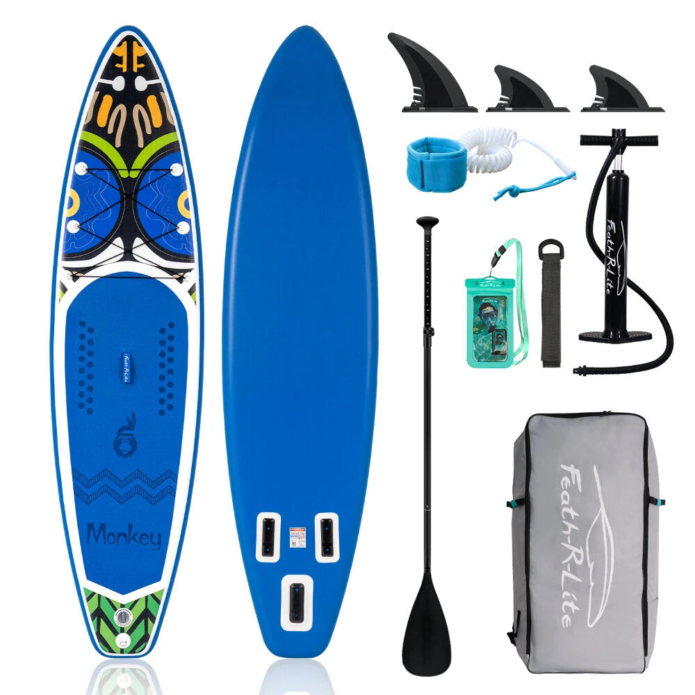 Надуваем падълборд FunWater Monkey 350cm Paddle Board SUP