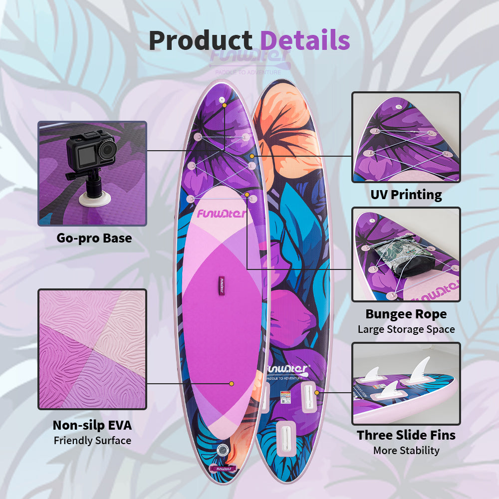 Надуваем падълборд FunWater ALOHA WAVE 335см – комплект