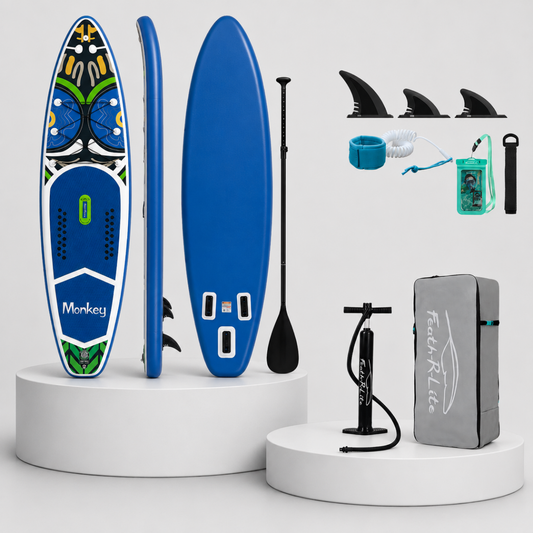 Надуваем падълборд FunWater Monkey 350см 11'6" – комплект