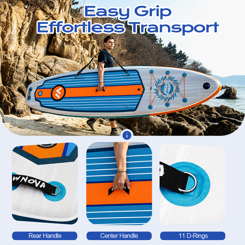 Надуваем падълборд TROPIC ESCAPE 335см (11') – комплект SUP борд с аксесоари