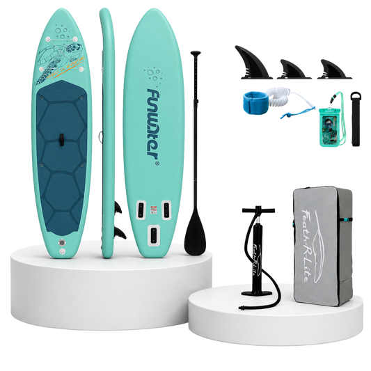 Надуваем падълборд FunWater TURTLE BAY 335см (11’) – комплект