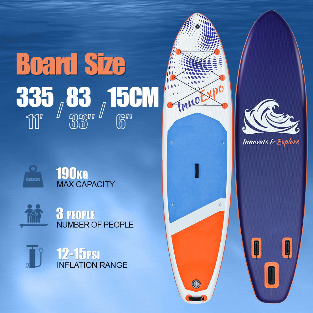 Надуваем падълборд MINT WAVE 335см (11’) – с каяк седалка