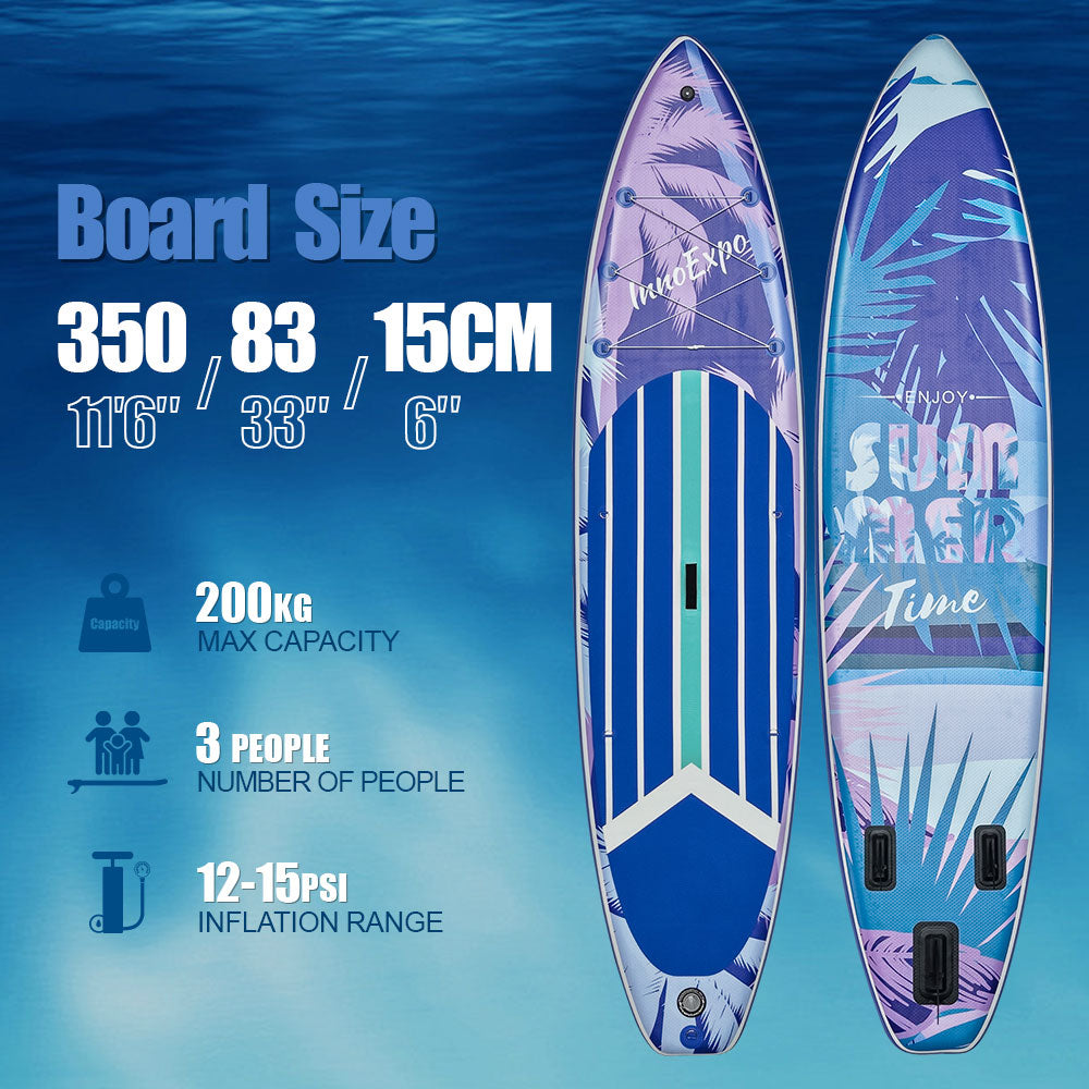Надуваем падълборд SUMMER BREEZE 350см – SUP с каяк седалка