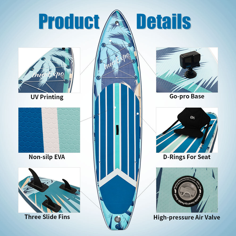 Надуваем падълборд SUMMER BREEZE 350см – SUP с каяк седалка