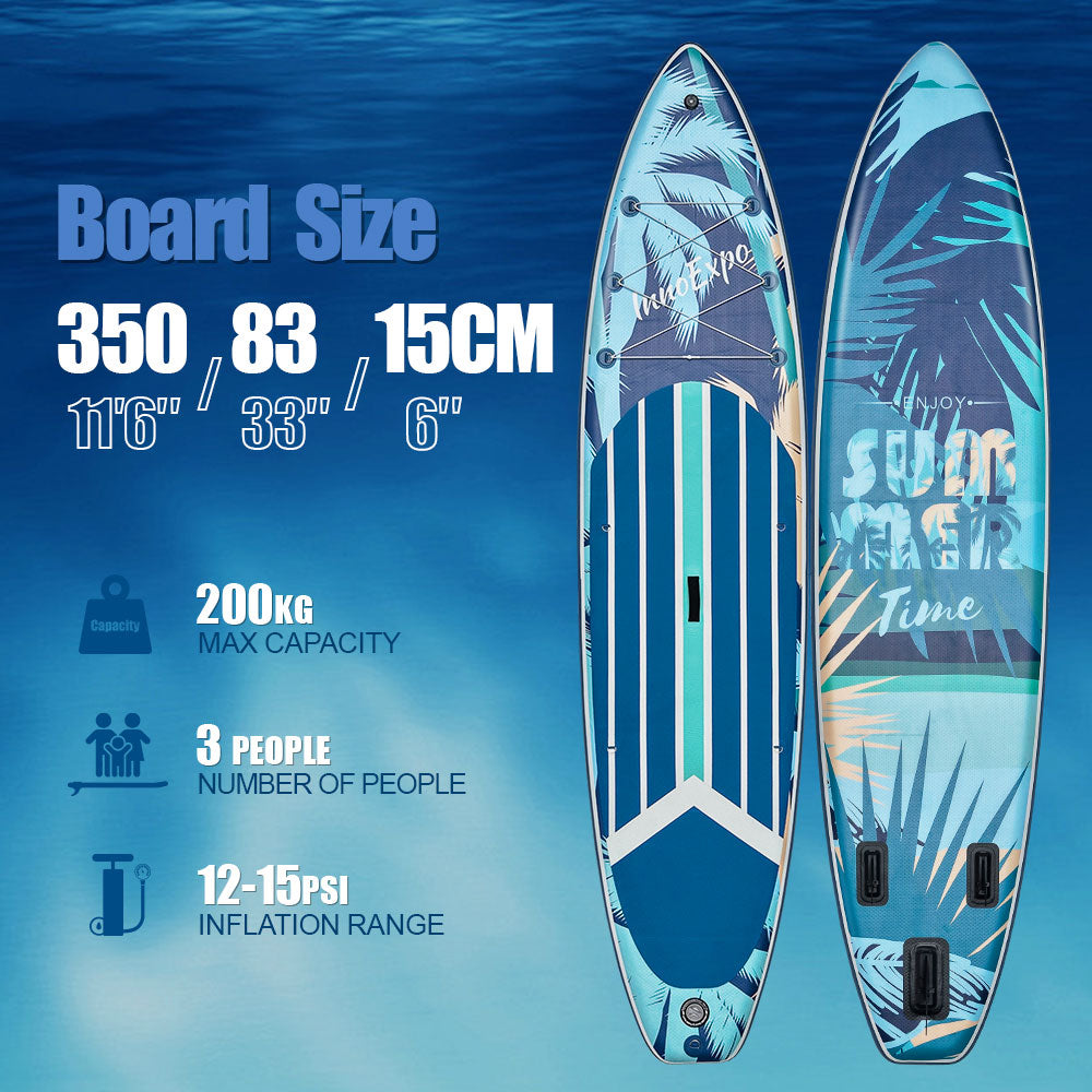 Надуваем падълборд SUMMER BREEZE 350см – SUP с каяк седалка