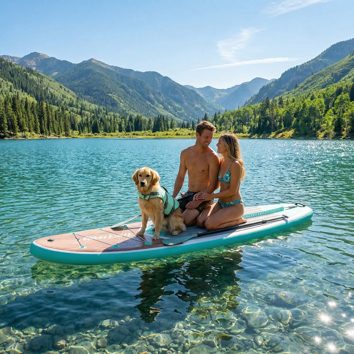 Надуваем падълборд LAGOON 350см – SUP с каяк седалка