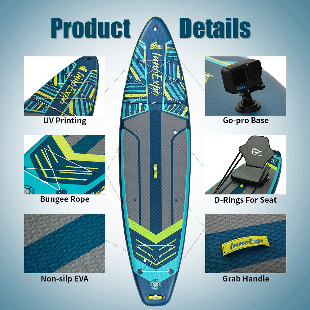 Надуваем SUP Kayak Ocean Pro 350см – Premium комплект с надуваема седалка