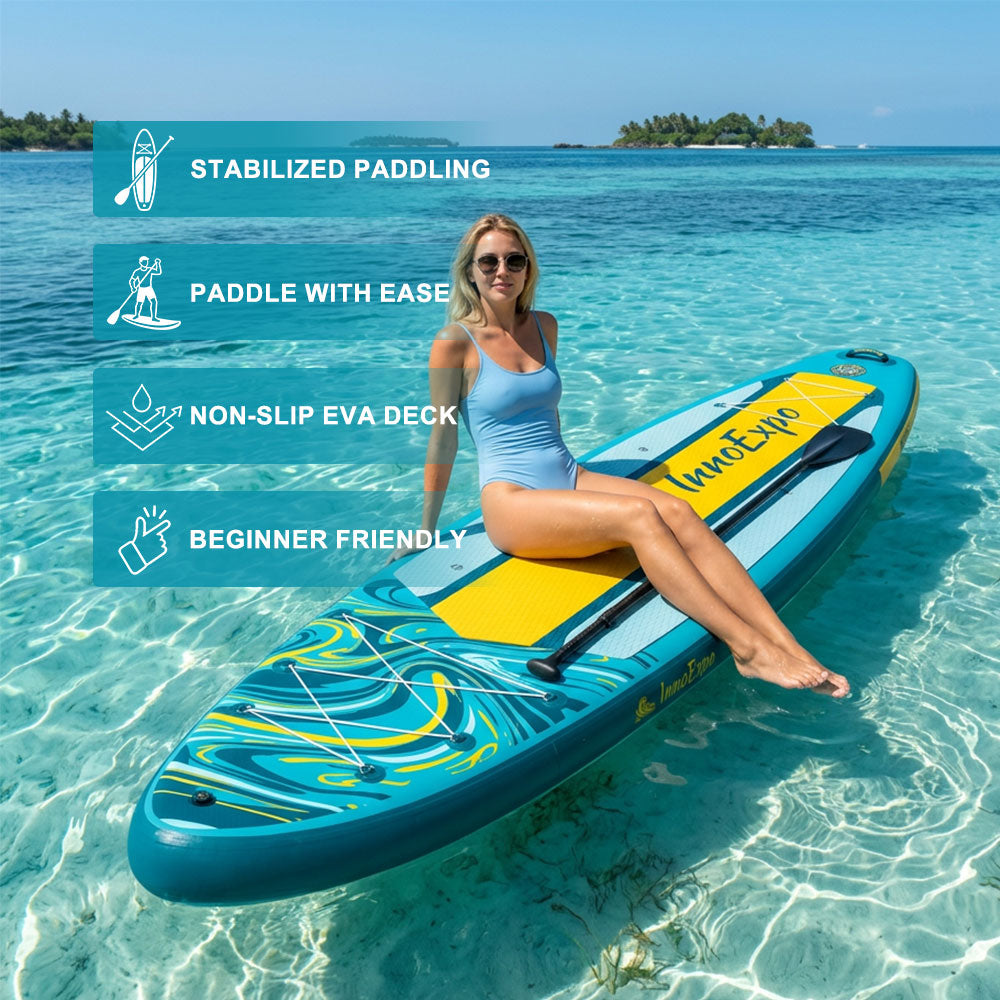 Надуваем SUP Kayak Glide 350см – Premium комплект с надуваема седалка