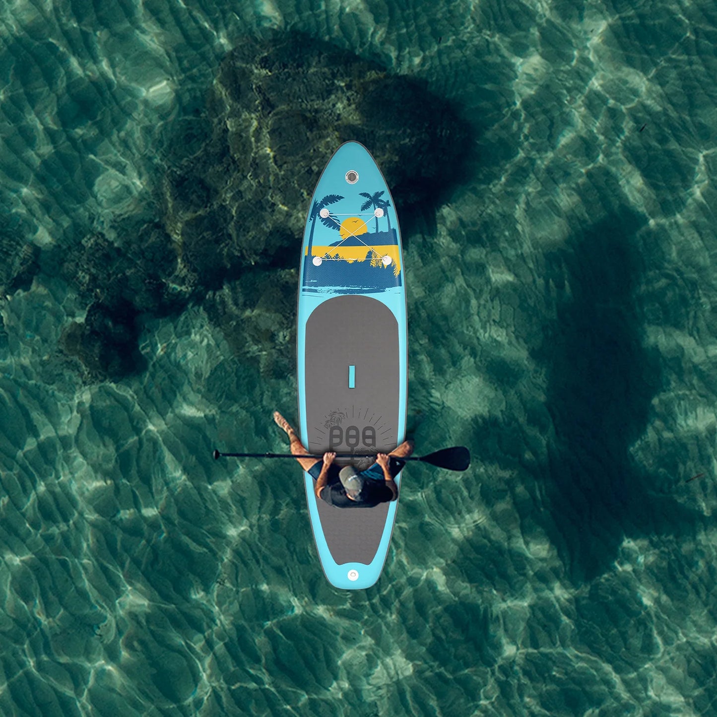 Надуваем падълборд FunWater PALM 335см (11') – комплект