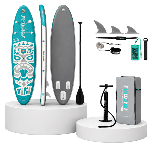 Надуваем падълборд FunWater TIKI 320см – комплект