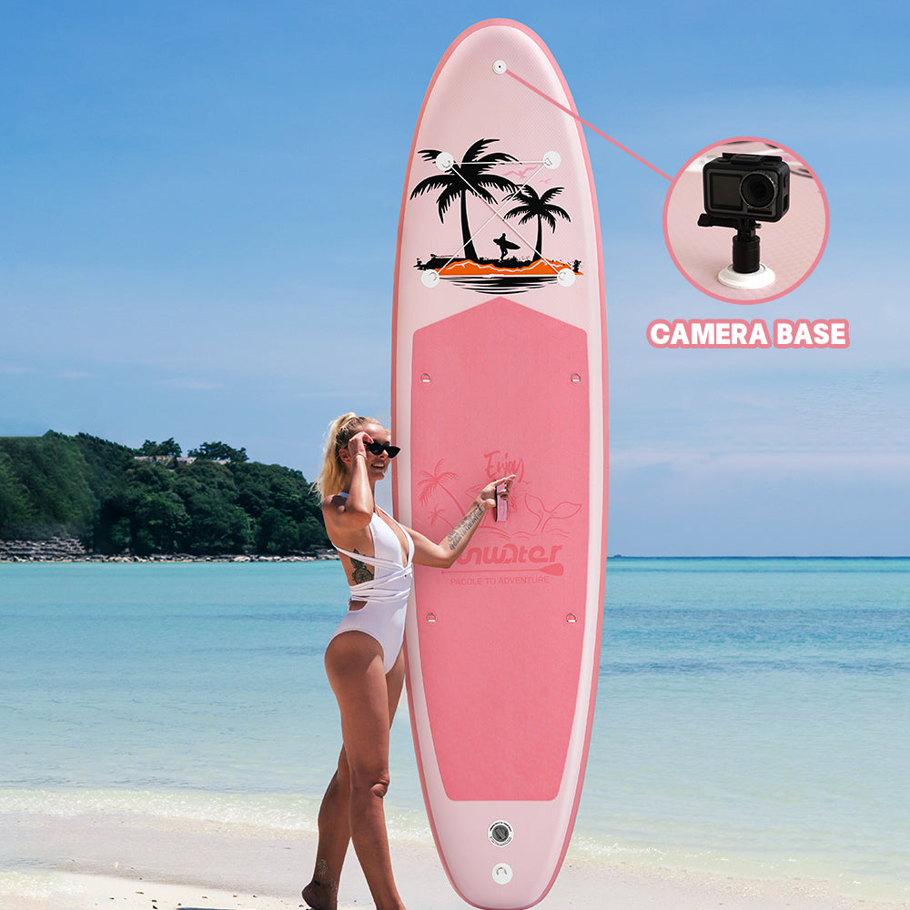 Надуваем падълборд FunWater Palm Drift Coral каяк и седалка Paddle Board SUP