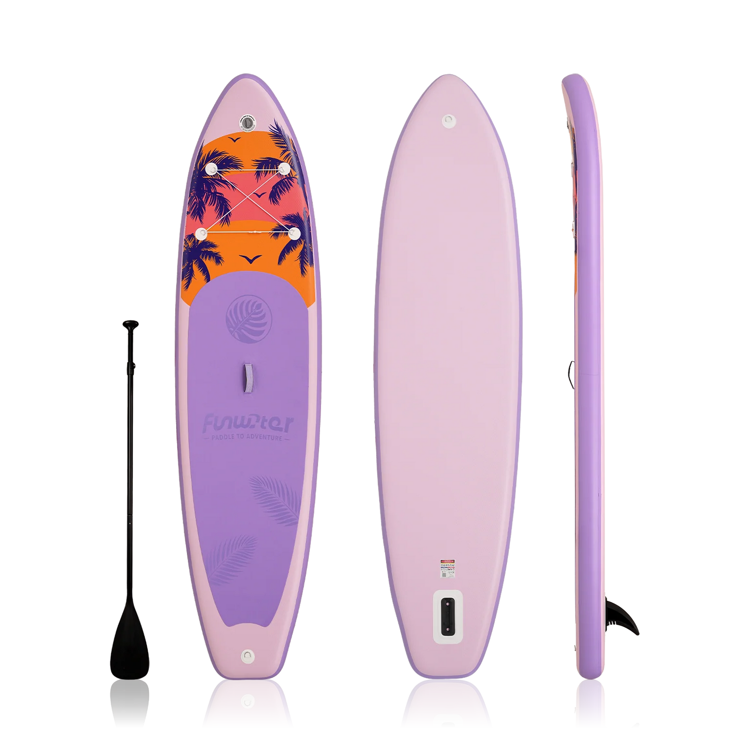 Надуваем падълборд FunWater PALM 335см (11') – комплект