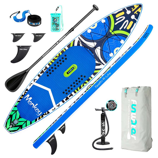 Надуваем падълборд FunWater Monkey Paddle Board SUP