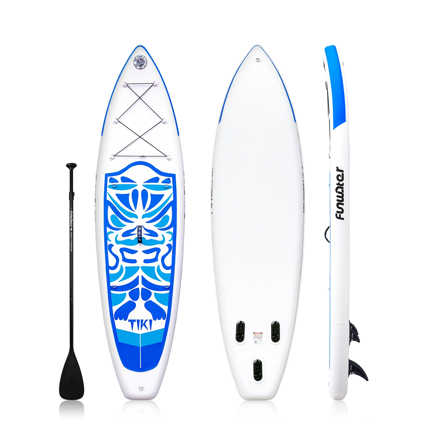 Надуваем падълборд FunWater TIKI Spirit Paddle Board SUP