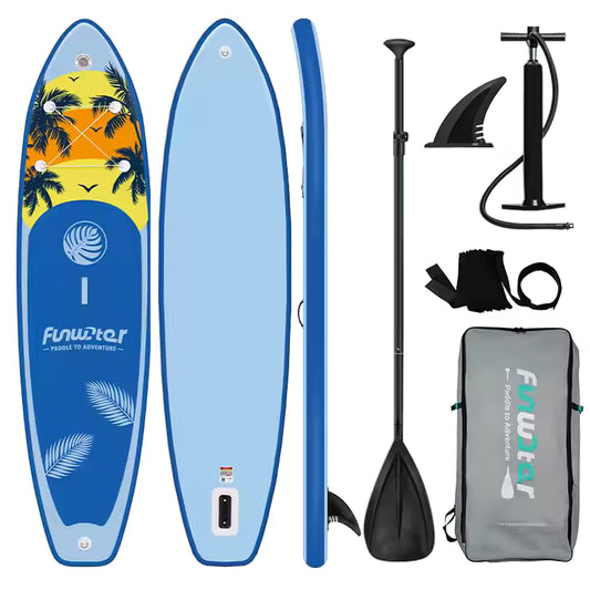 Надуваем падълборд FunWater Island Explorer Paddle Board SUP 335cm