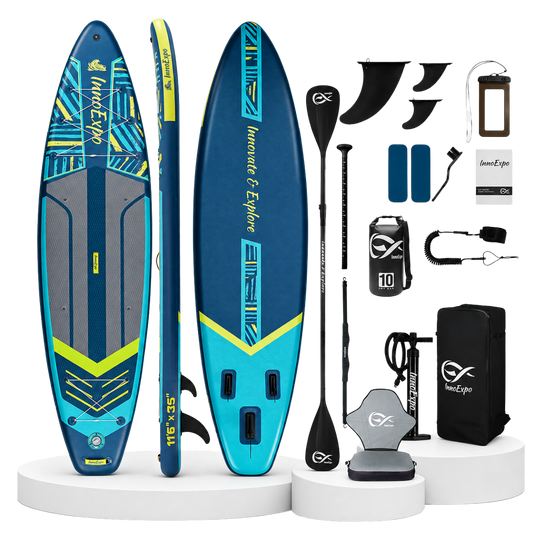 Надуваем SUP Kayak Ocean Pro 350см – Premium комплект с надуваема седалка
