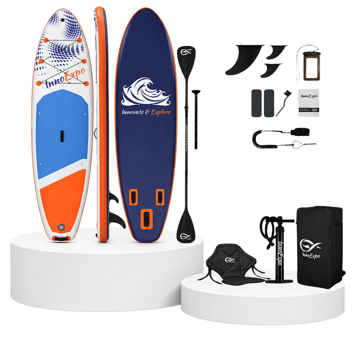 Надуваем падълборд MINT WAVE 335см (11’) – с каяк седалка