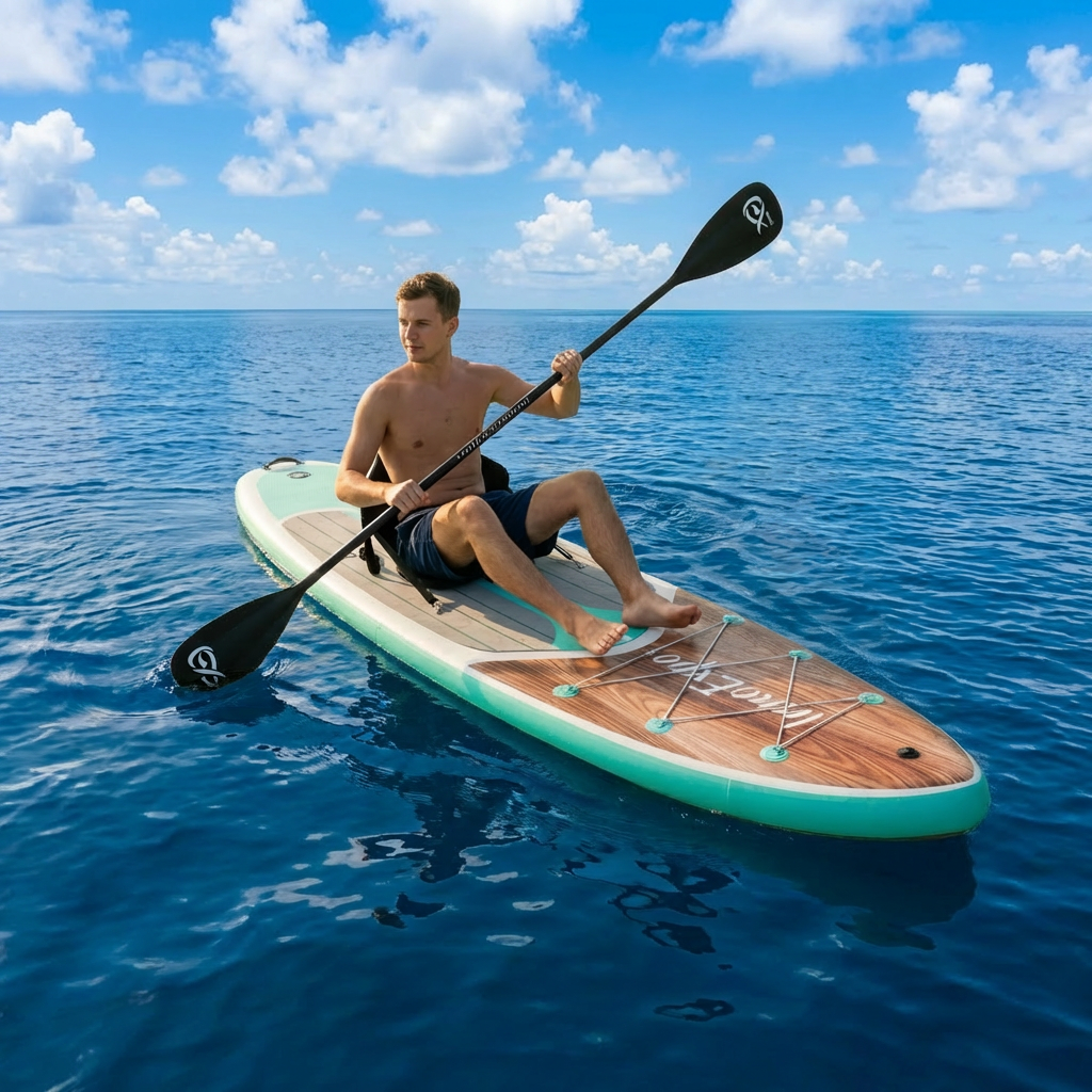 Надуваем падълборд LAGOON 350см – SUP с каяк седалка