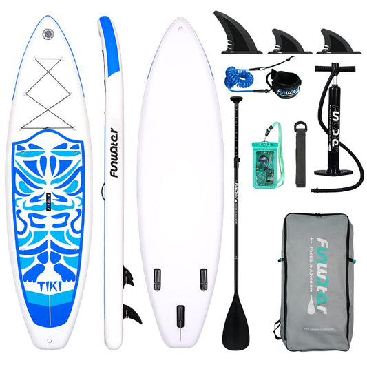 Надуваем падълборд FunWater TIKI Spirit Paddle Board SUP