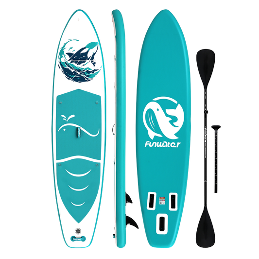 Надуваем падълборд FunWater WHALE 350см – с каяк седалка