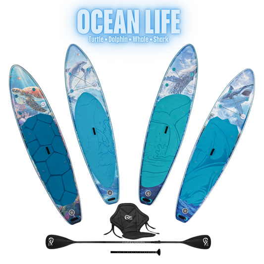 Надуваем падълборд OCEAN LIFE 350см (11'6") – SUP с каяк седалка