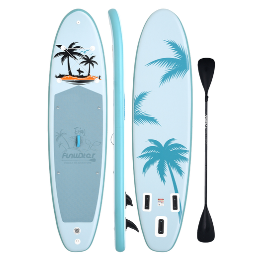 Надуваем падълборд FunWater Relax Caribbean 335см с каяк седалка