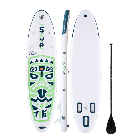 Надуваем падълборд FunWater TIKI Emerald 320см – комплект