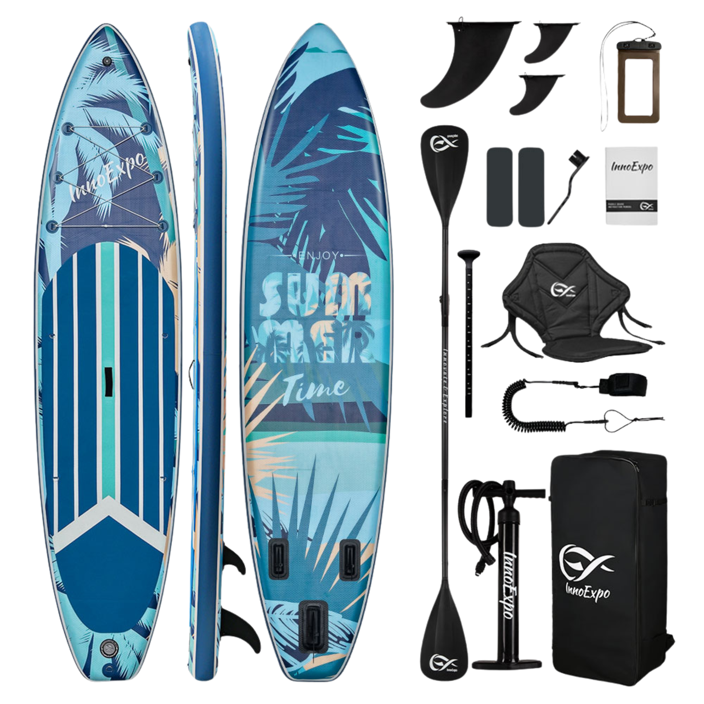 Надуваем падълборд SUMMER BREEZE 350см – SUP с каяк седалка